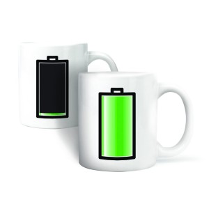 Чаша с термоефект - Зареди батериите